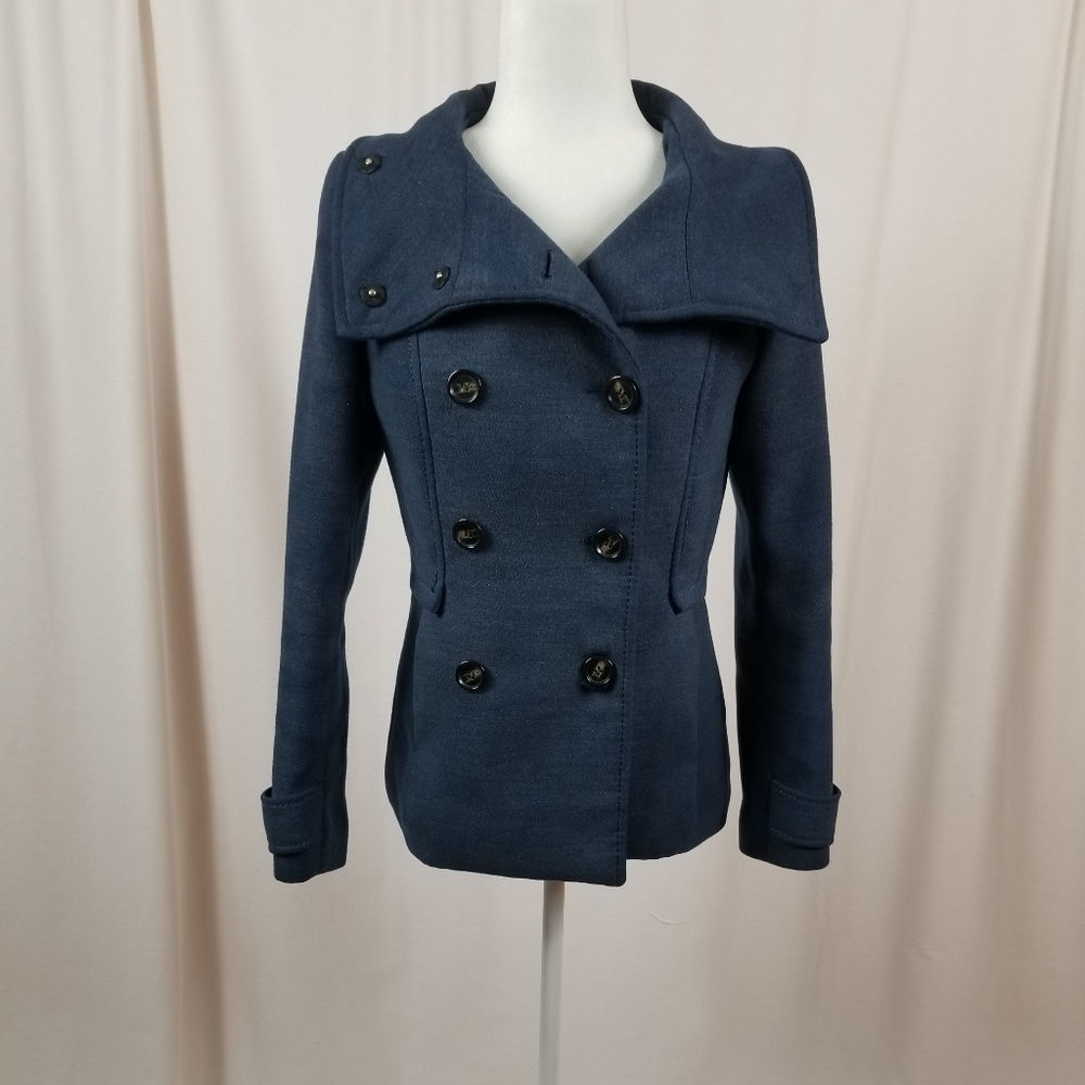 H&M blue fall jacket. Size 4.